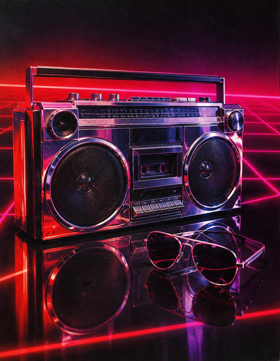 Vintage 1984 style advertisement — Pure desire